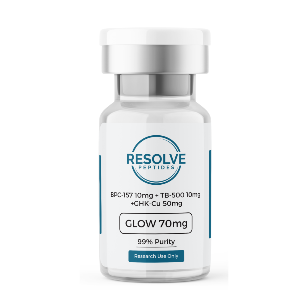 BPC-157 10mg + TB-500 10mg – GHK-cu 50mg (GLOW 70mg)